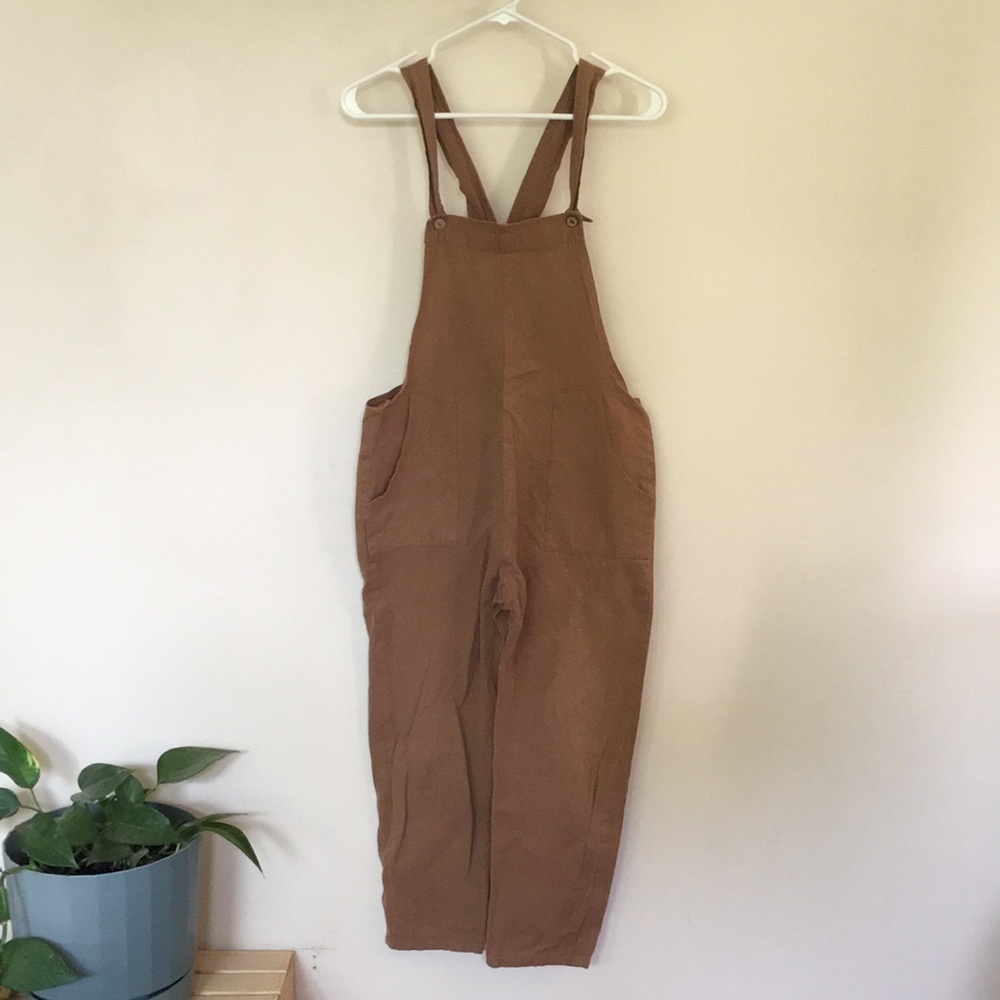 Little Cottonwood Linen Overalls